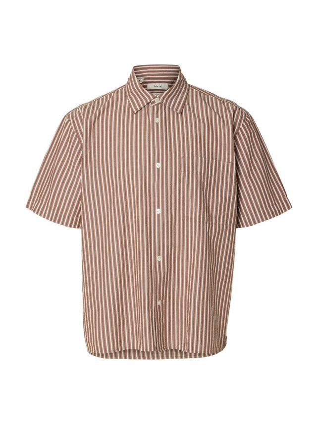 Slhrlxstuart Seersucker Ss Shirt