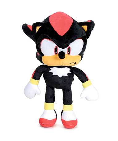 Shadow 30cm Bamse - Sonic The Hedgehog