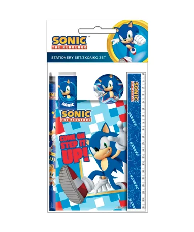 Sonic Skolesæt - 5 Stk