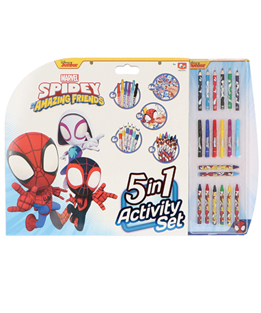 Spiderman Farveblyanter Tusch M M - 5-1 Set