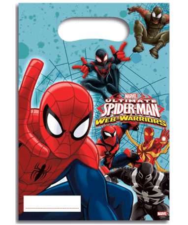Spiderman Slikposer - 6 Stk