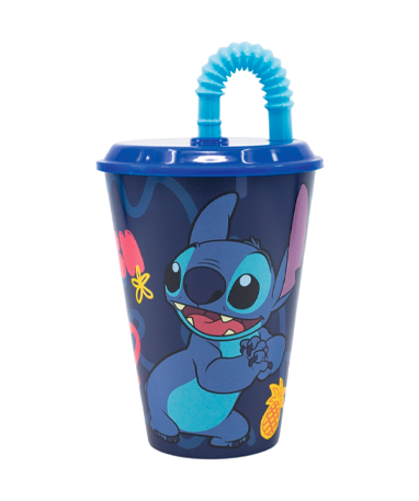 Stitch Kop Med Fleksibelt Sugerrør