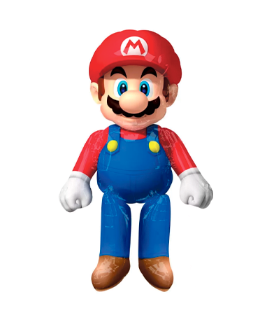 Stor Super Mario Folie Ballon - 91cm