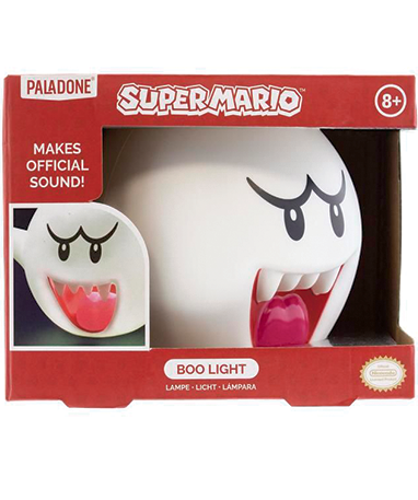 Super Mario Boo Lampe Med Lyd