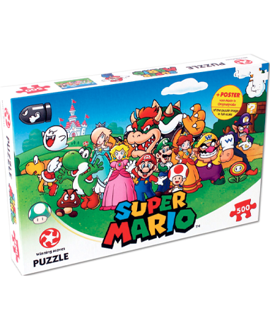 Super Mario Puslespil - 500 Brikker