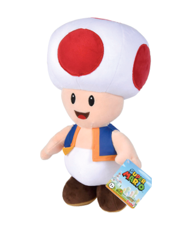 Super Mario Toad Bamse 40 Cm