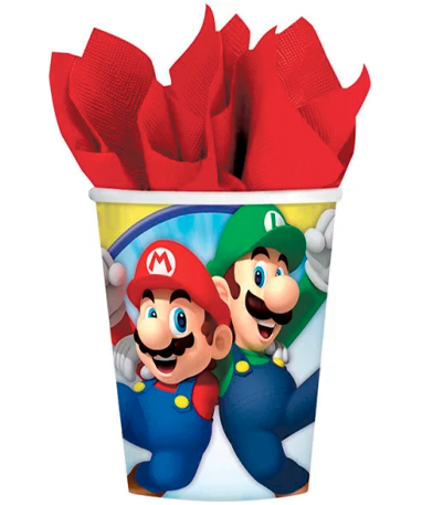 Super Mario Papkrus - 8 Stk