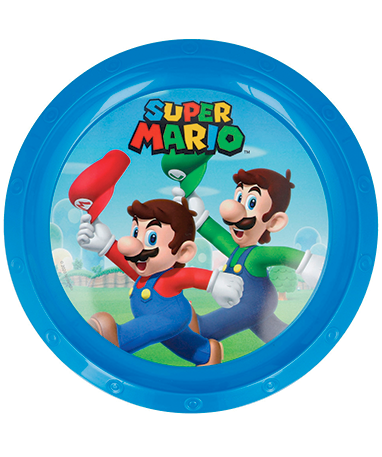 Super Mario Plastik Tallerken Til Børn