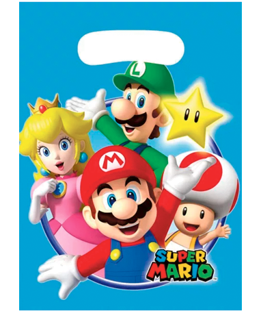 Super Mario Slikposer - 8 Stk