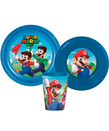 Super Mario Spisesæt Til Børn