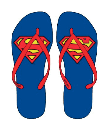 Superman Badesandaler