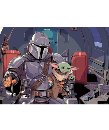 The Mandalorian Puslespil - 1000 Brikker