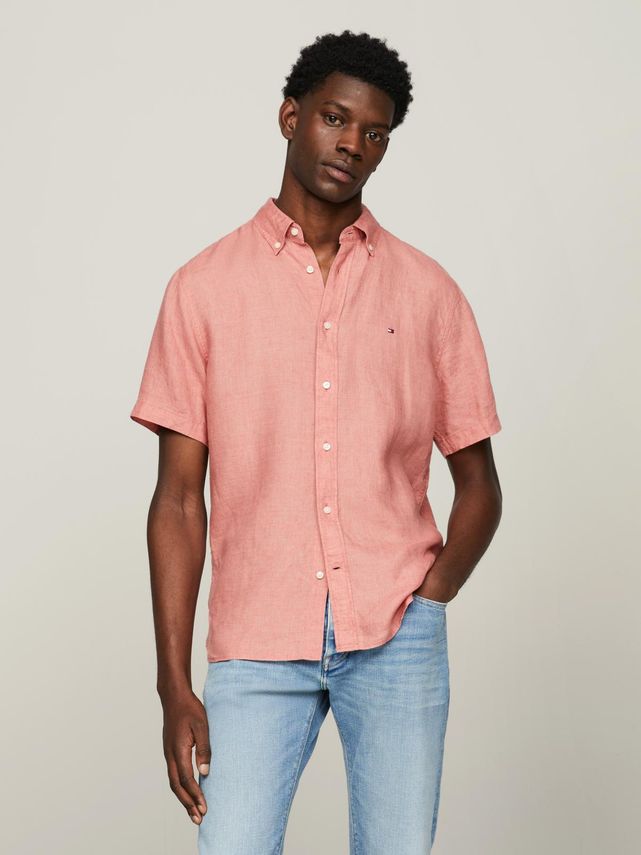 Pigment Dyed Linen Rf Shirt S S