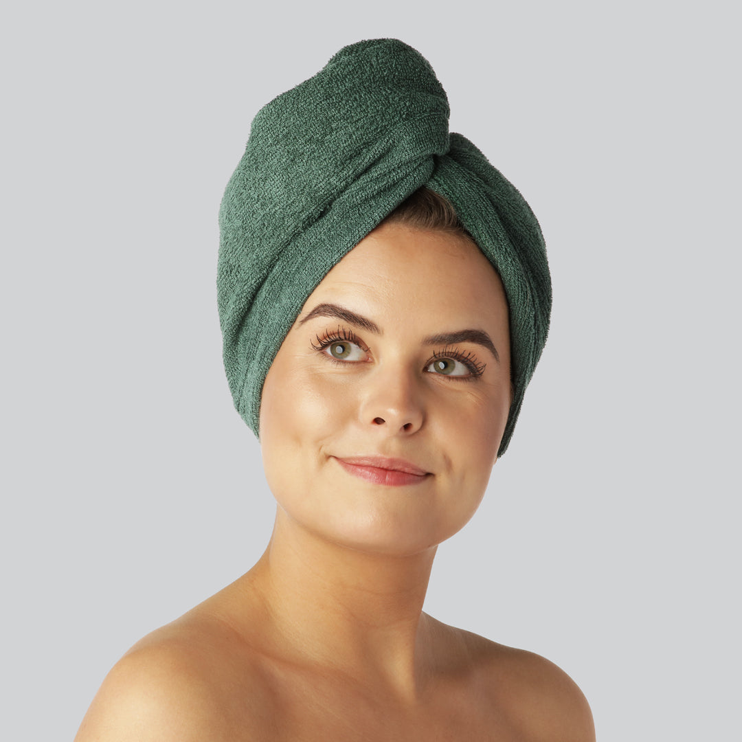 Bambus Hårturban I Grøn
