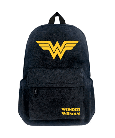 Wonder Woman Skoletaske   Rygsæk - Dc Comics