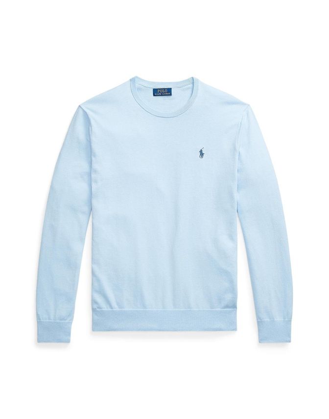 Slim Fit Textured Cotton Sweater