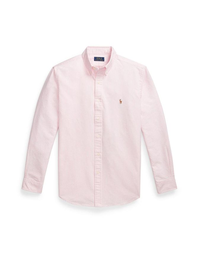 Custom Fit Striped Oxford Shirt