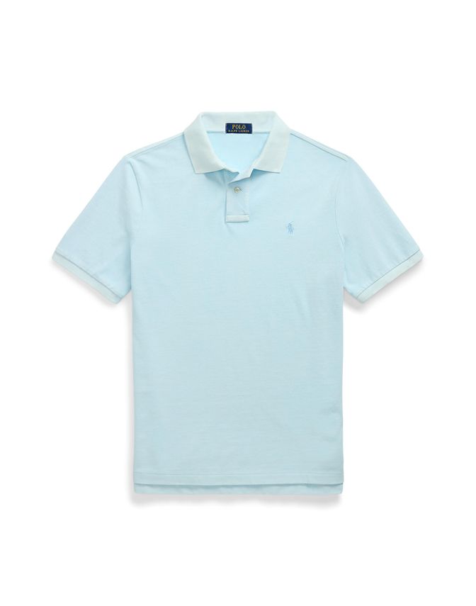 Custom Slim Fit Big Pony Mesh Polo Shirt