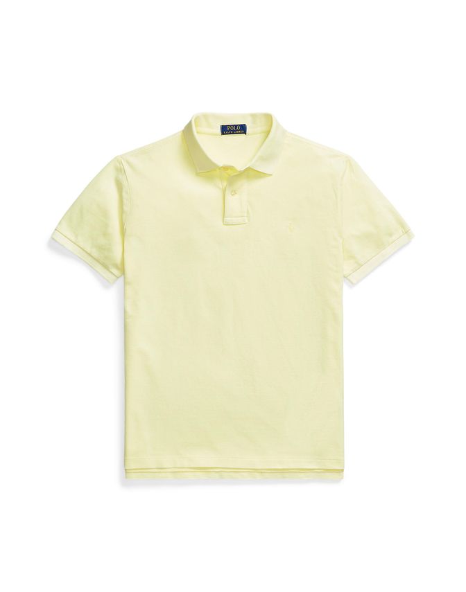 Custom Slim Fit Big Pony Mesh Polo Shirt