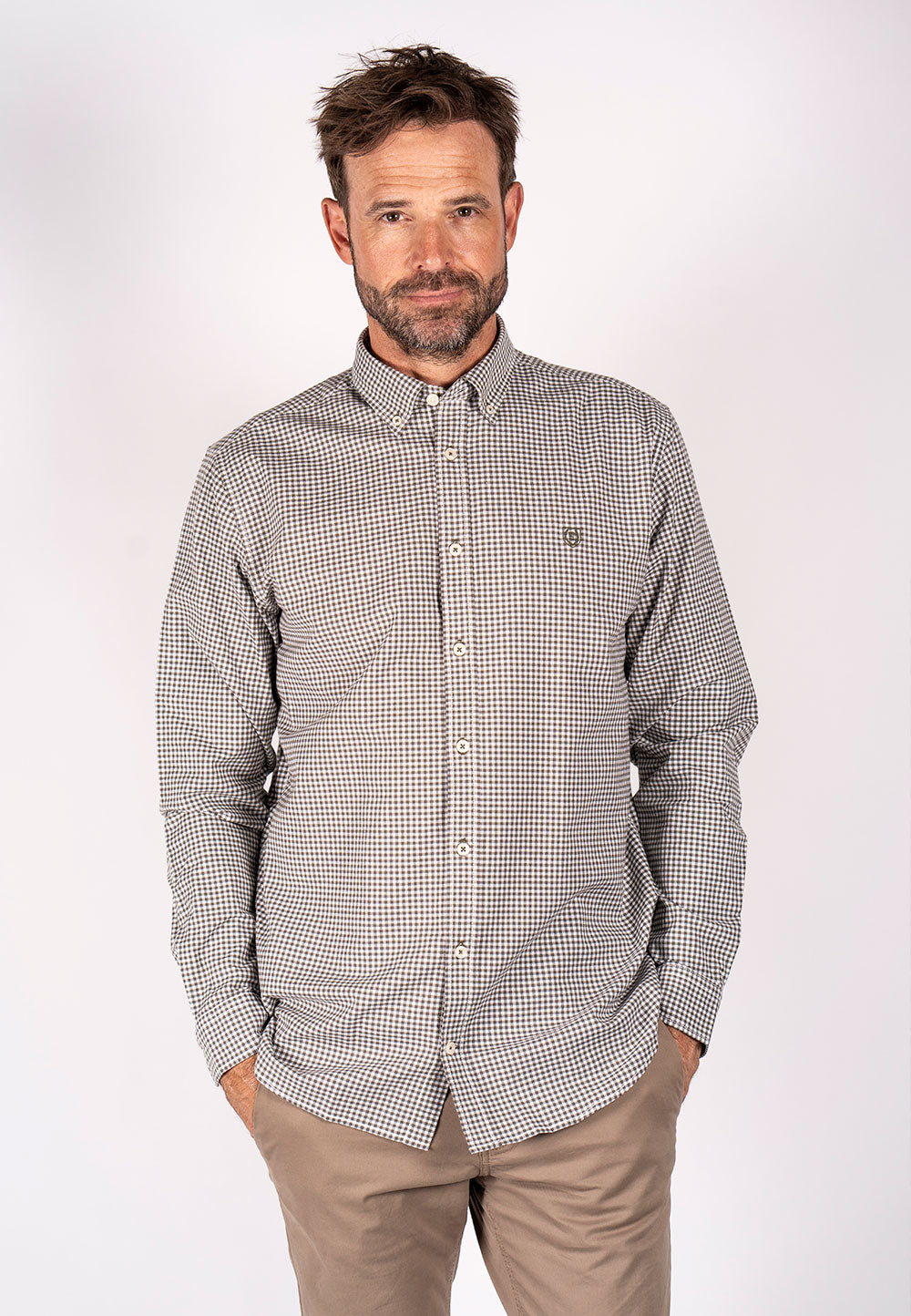 Pre End - Oxford Check Oiive