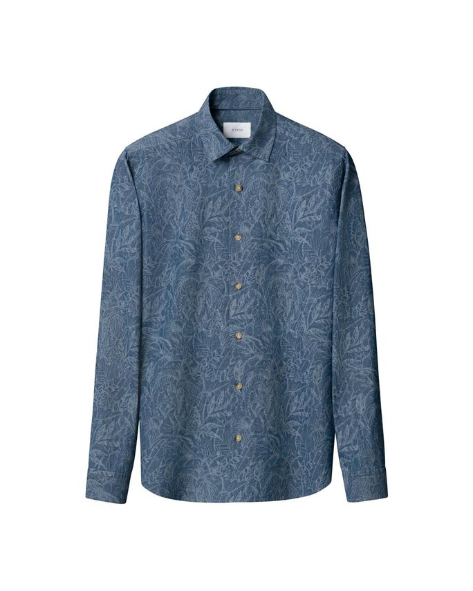 Floral Denim Print Shirt