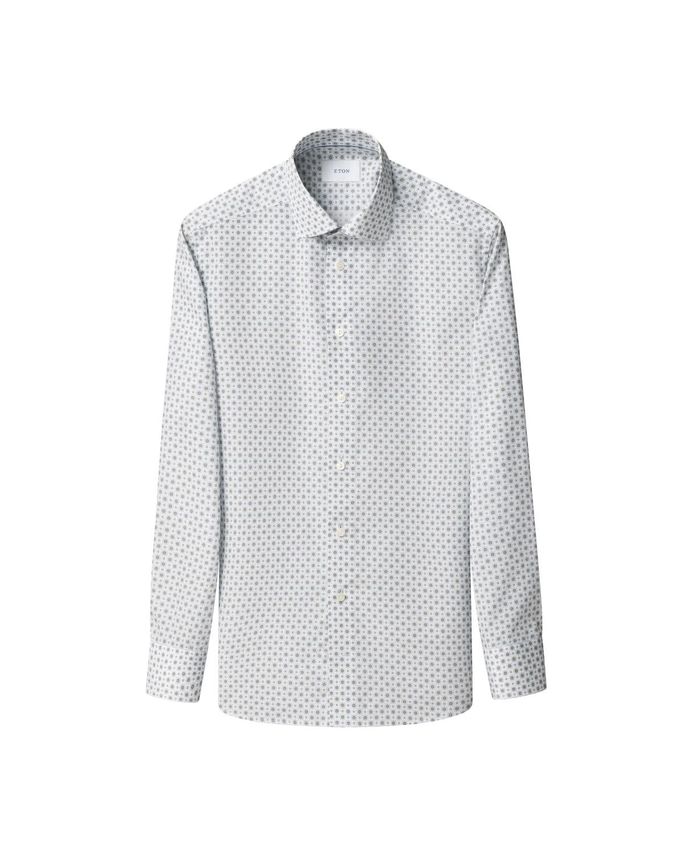 Geometric Print Signature Twill Shirt