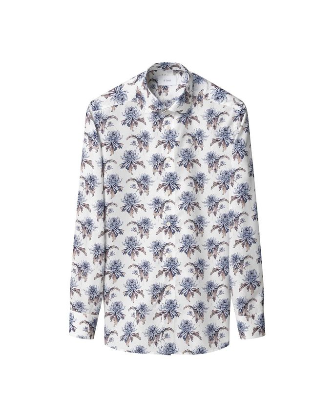 Floral Print Signature Twill Shirt