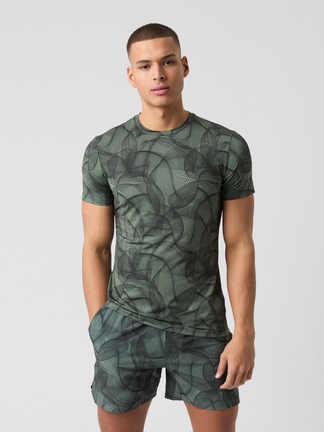 Ace Printed T-shirt  Bb Big Grid 2