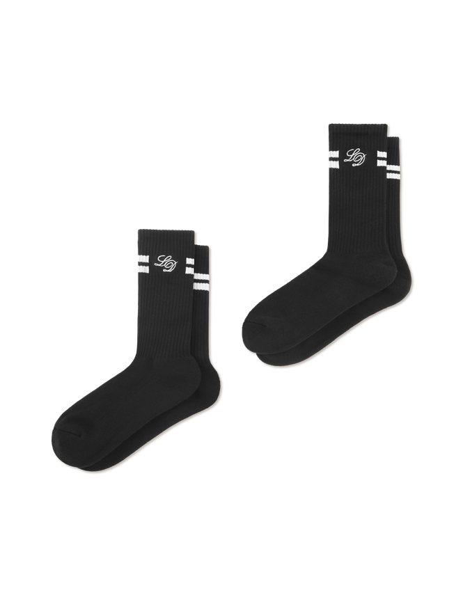 Ld Half Terry Socks 2-pack