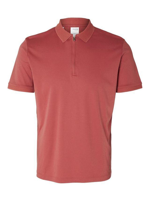 Slhfave Zip Ss Polo B
