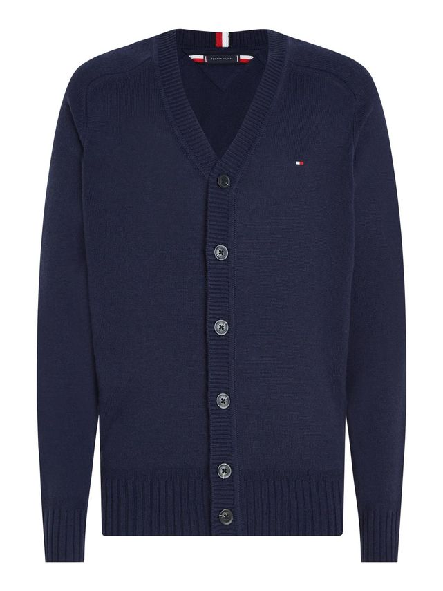 Multi Htr Merino Cardigan