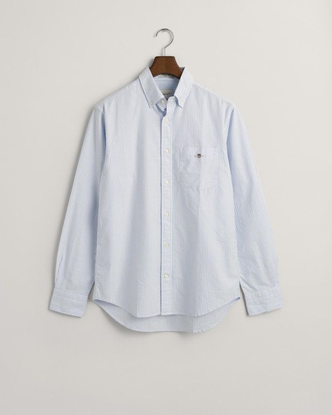 GANT Oxford Skjorte med Banker Stripe - Stilfuld Hverdagsklassiker