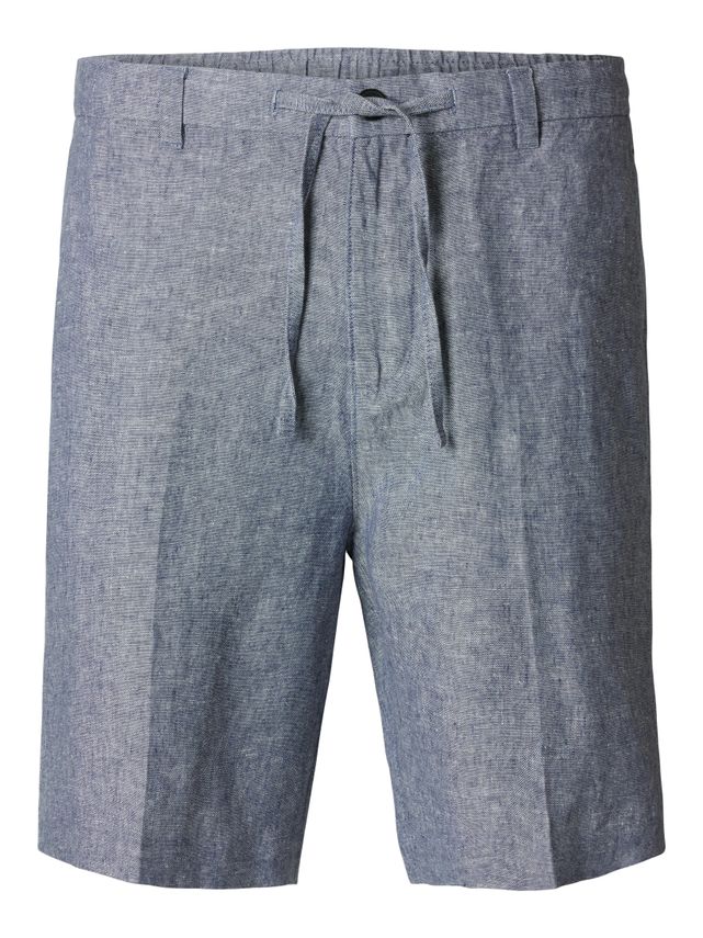 Slhregular-leroy Linen Bld Shorts N