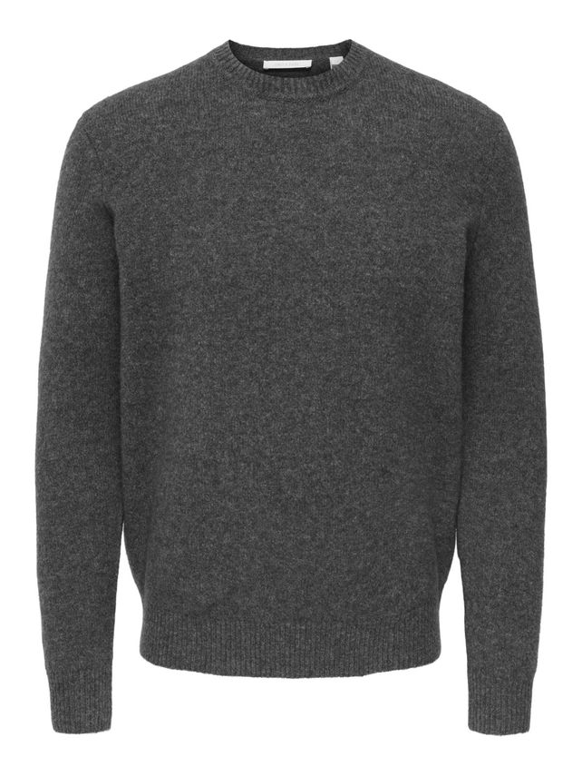 Onsray Reg Ls Crew Knit Frml