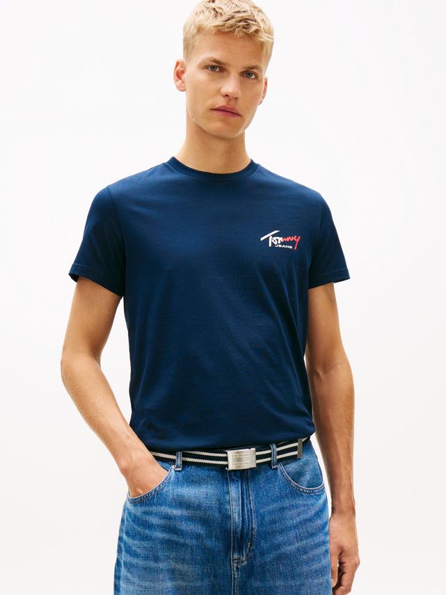 Tjm Slim Sign Chest Ss Tee Ext