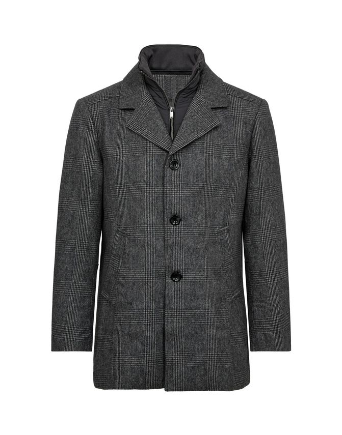 Mens Wool Coat Modern Fit