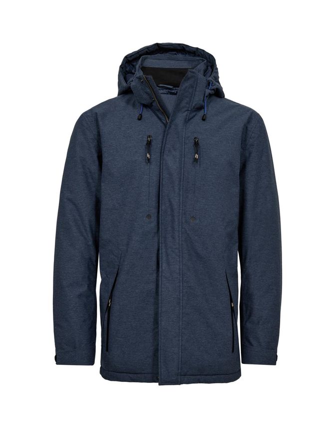 Black Blue Tech Jacket Reg  Fit
