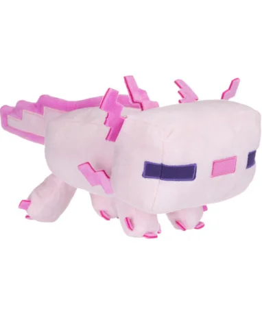 Minecraft Axolotl Bamse - 30 Cm