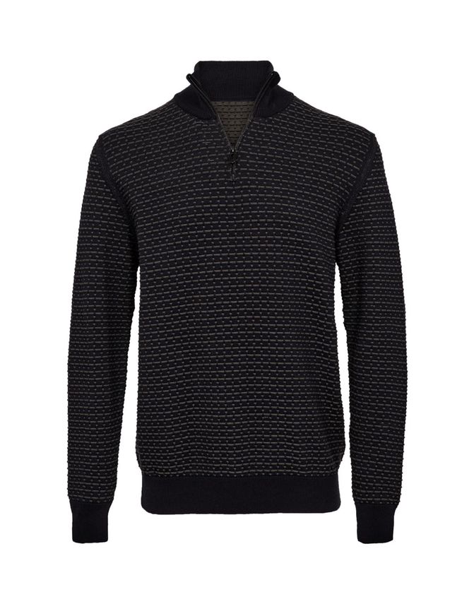 Mens Half Zip Modern Fit