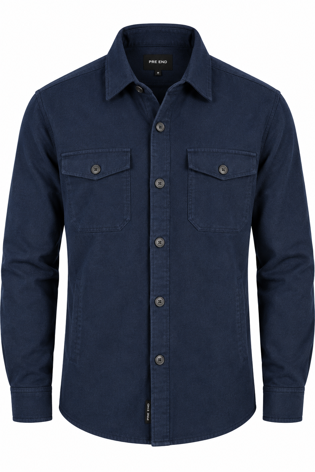 Pre End - Noland Overshirt Med Foer I Navy