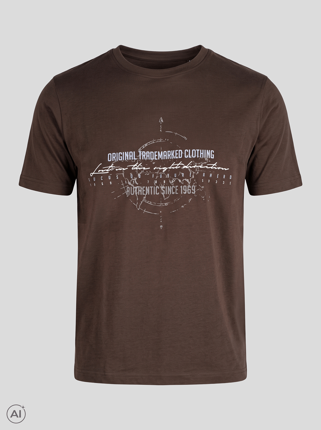 Pre End - Caden T-shirt Med Print I Brun
