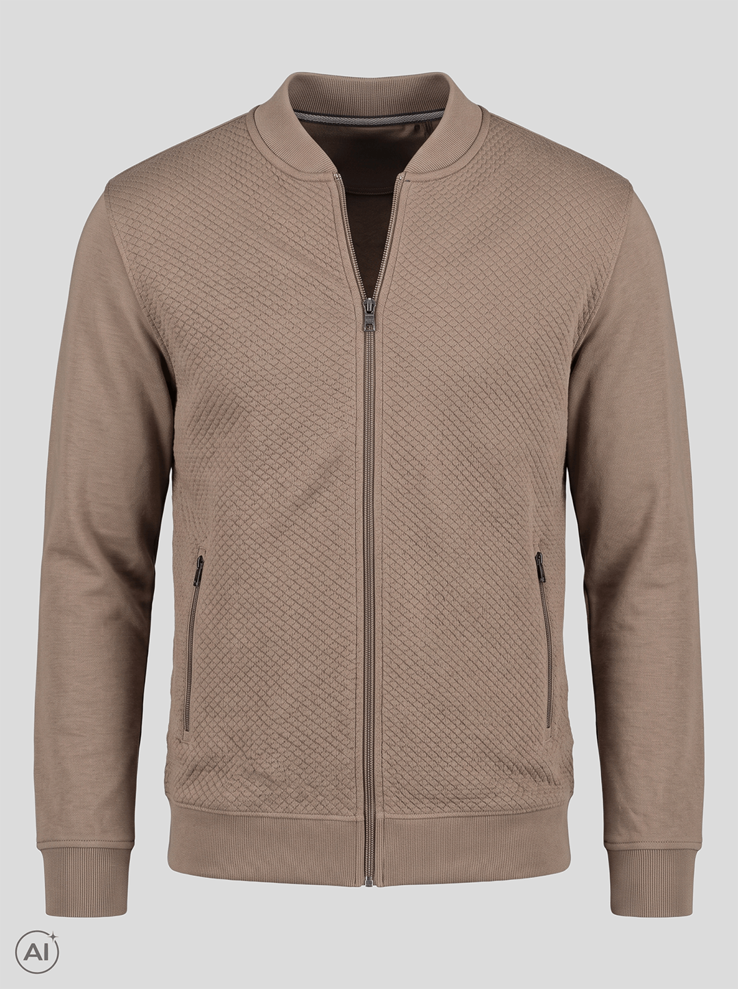 Pre End - Carlton Sweat Cardigan I Sand