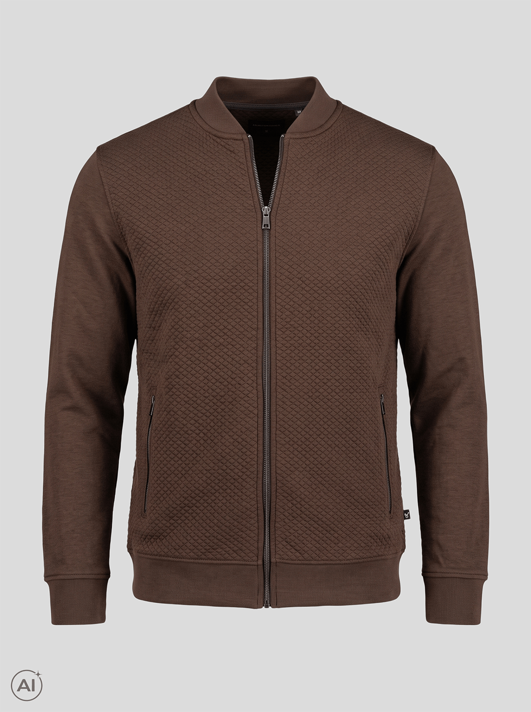 Pre End - Carlton Sweat Cardigan I Brun