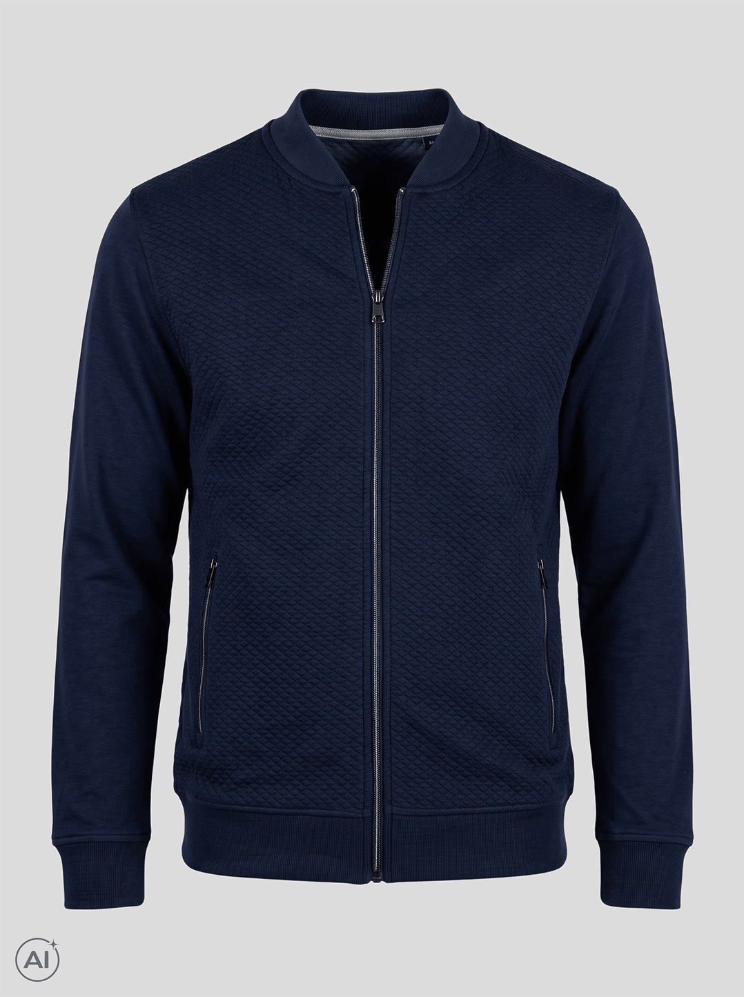 Pre End - Carlton Sweat Cardigan I Navy