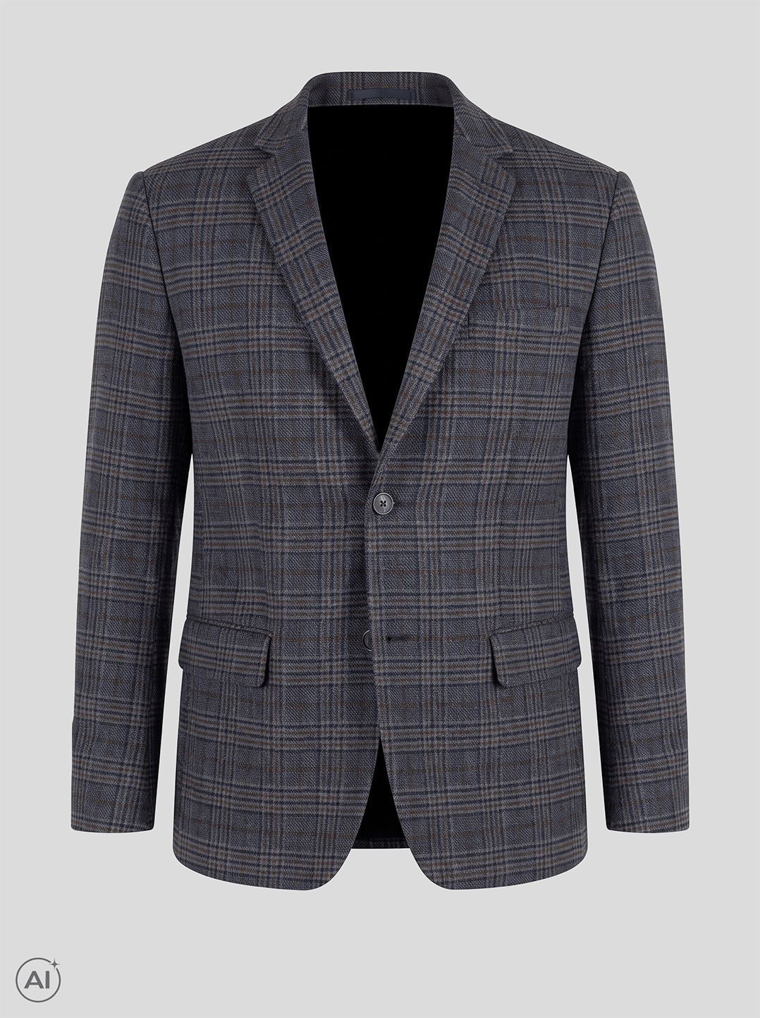 Pre End - Collins Blazer I Grå Tern