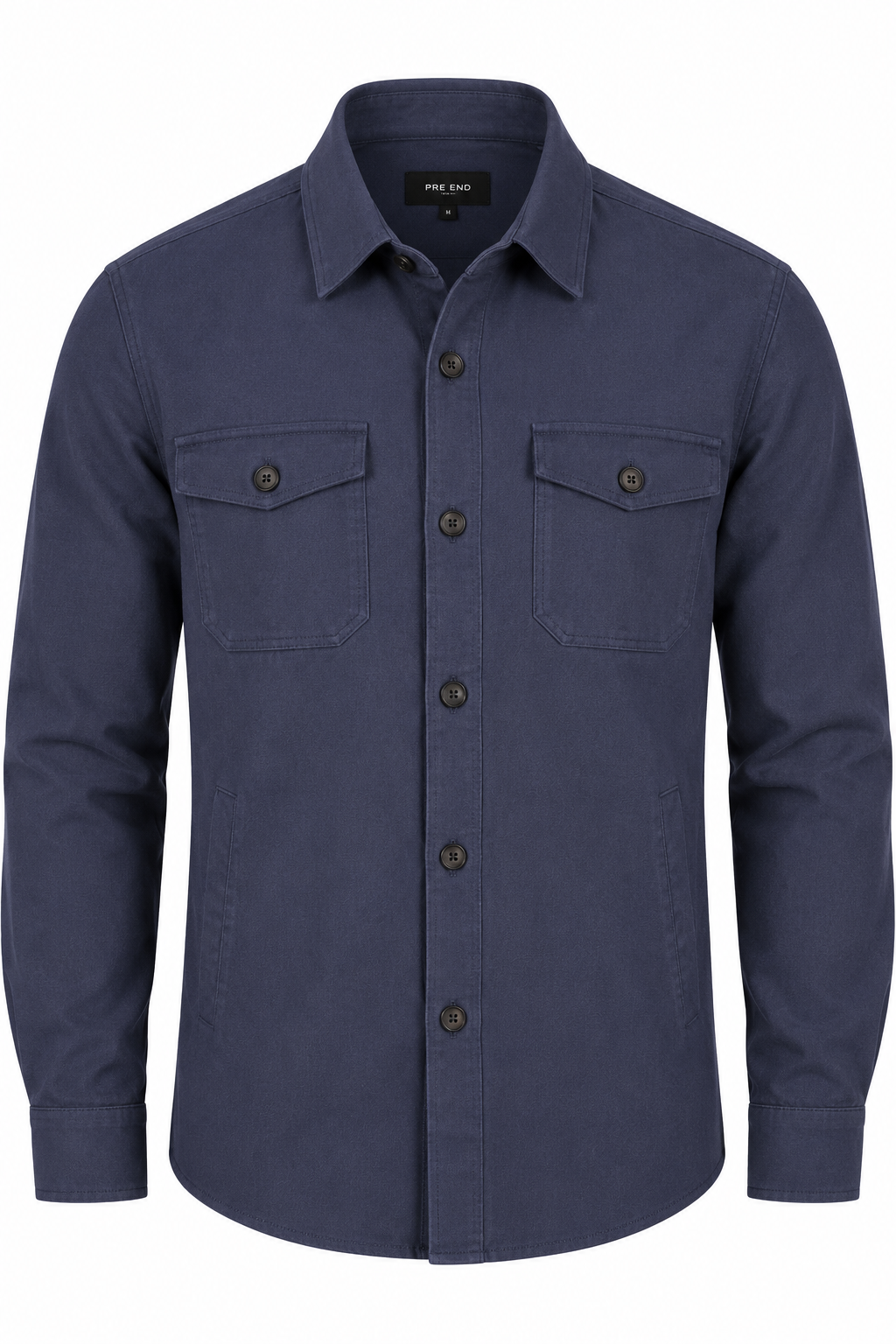 Pre End - Halton Overshirt   Hørskjorte I Navy