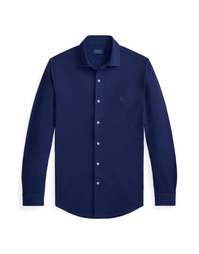 Knit-sport Shirt-shirt