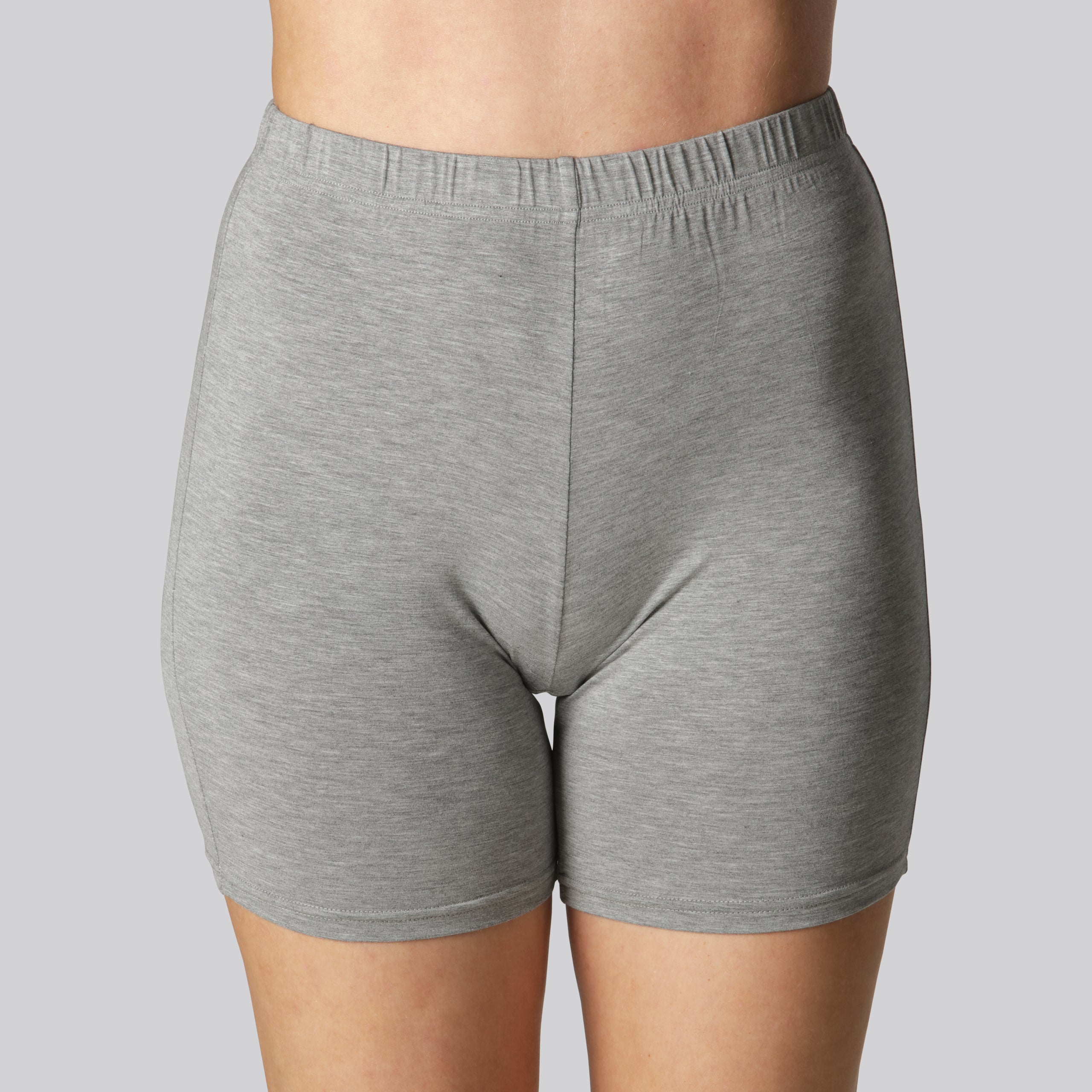 Bambus Indershorts Kort I Lysegrå Til Kvinder