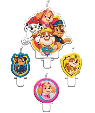 Paw Patrol Kagelys - 4 Stk