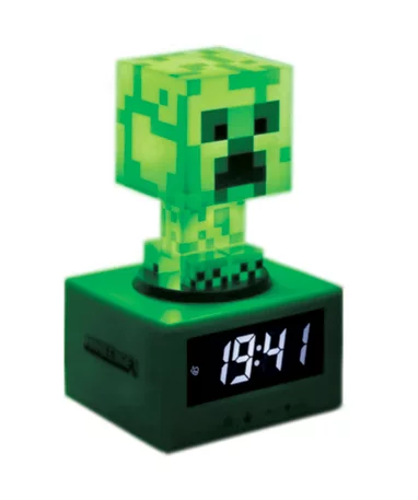 Minecraft Creeper Vækkeur Med Figur